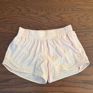 Lululemon Athletica Soft Pink Athletic Shorts